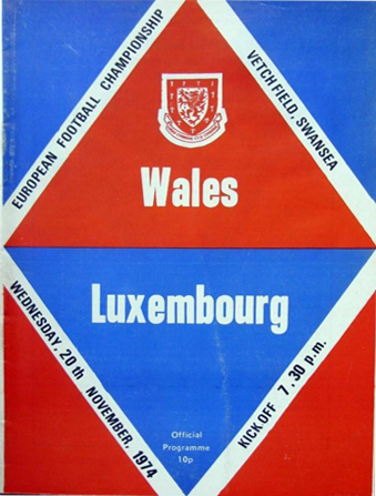 Wales v Luxembourg: 20 November, 1974