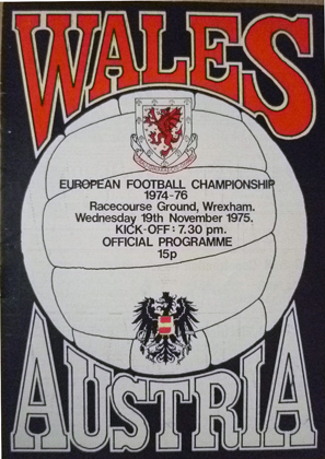 Wales v Austria: 19 November, 1975