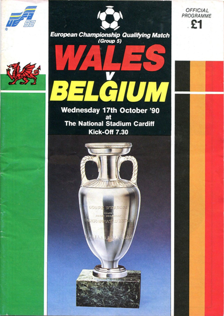 Wales v Belgium: 17 October 1990