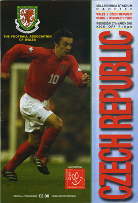 Wales v Czechia 27 March 2002