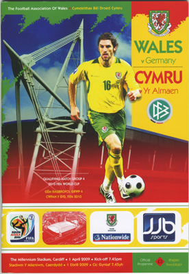 Wales v Germany: 01 April 2009