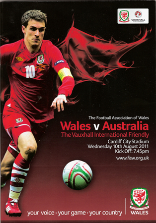 Wales v Australia: 8 August 2011