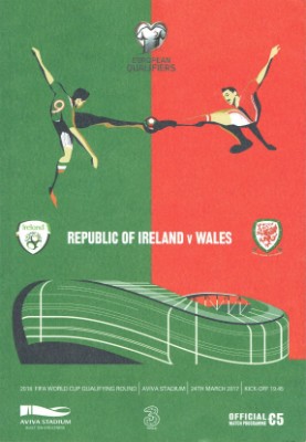 Rep of Ireland v Wales: 24 March 2017